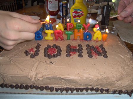 My birthday cake